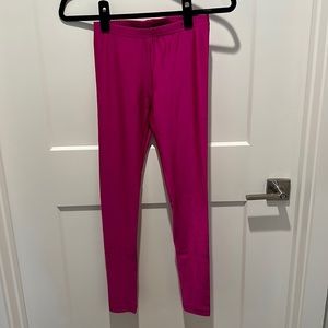 American Apparel Hot Pink Shimmer Leggings